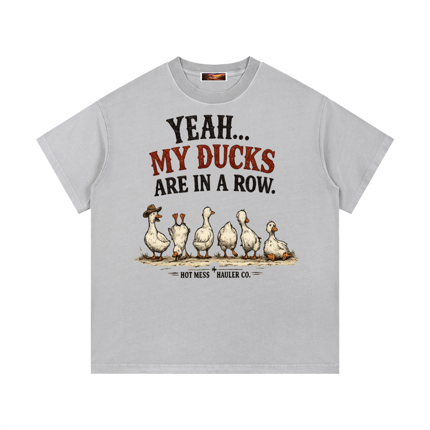 Ducks In A Row Tee